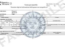 Visura e planimetria catastale